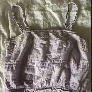 Aeropostale purple cropped tank